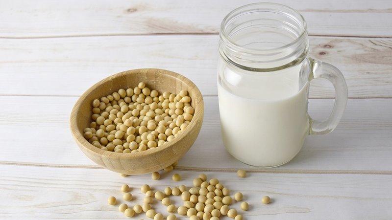 soya bean and milk